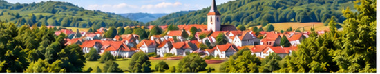 Blick über Hessisch Lichtenau und die Landschaft des Werra-Meißner-Kreises